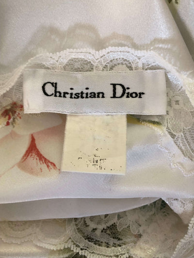 Christian Dior long slip floral dress