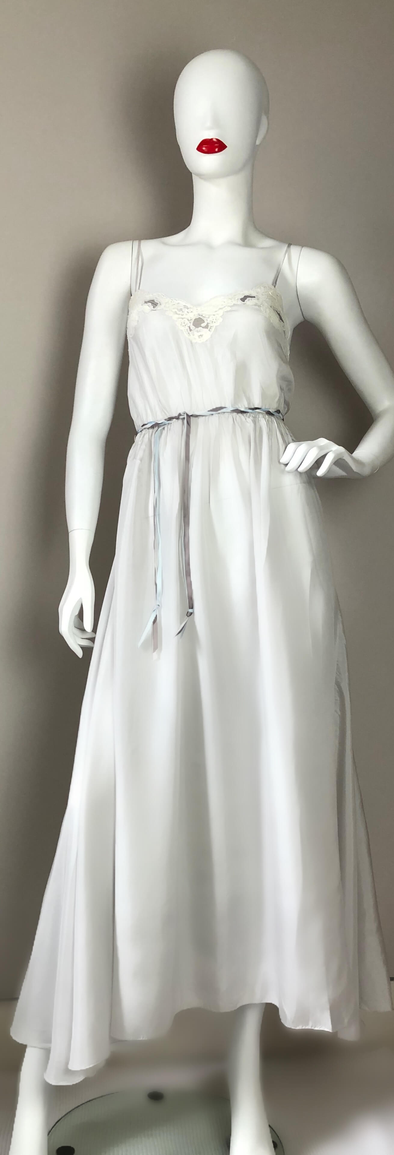 Dove grey dress and gown