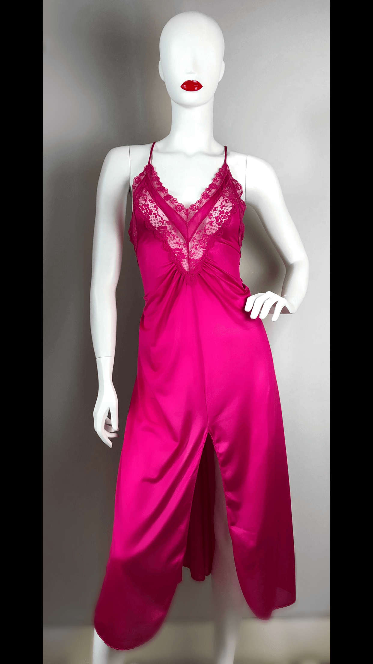 Fuchsia pink dress