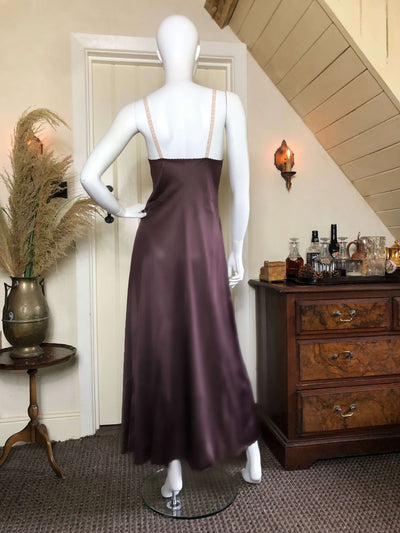 Brown long dress