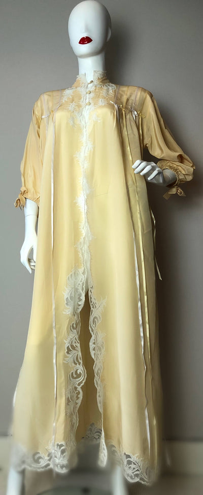 Yellow Elegant Janet Reger gown